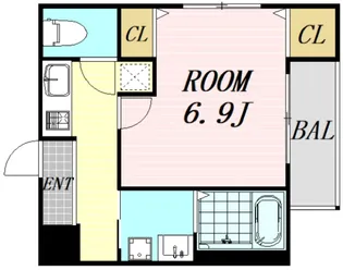 フジパレス豊里中央公園Ⅰ番館【1階】の間取り
