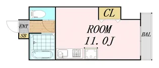 MSR天満東【3階】の間取り