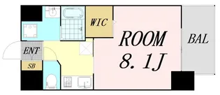 Louis Residence 弁天町【5階】の間取り