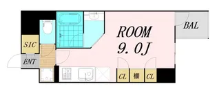 KDX堺筋本町レジデンス【5階】の間取り