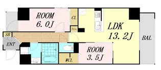 サンセール海老江【11階】の間取り