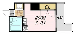 フォーラム都島内代駅前【4階】の間取り