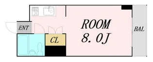 FM Nakazaki Ⅱ【2階】の間取り