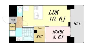 スプランディッド新大阪VIII【4階】の間取り