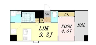 スプランディッド新大阪VIII【4階】の間取り