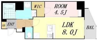 THE HUB MIYAKOJIMA【10階】の間取り