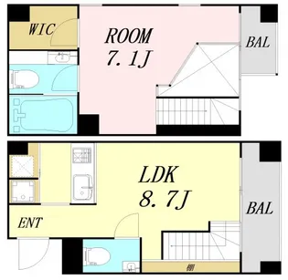 ネット伏見町【4階】の間取り