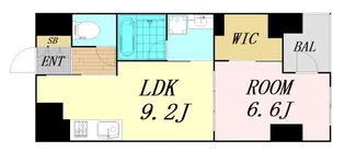 アーデンタワー北堀江【2階】の間取り