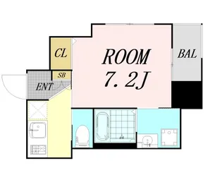 セレニテ本町グランデ【7階】の間取り