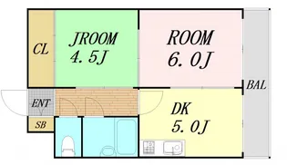 ブリリアンマンション【6階】の間取り