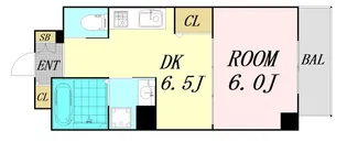 Mv.imp大阪塚本【4階】の間取り