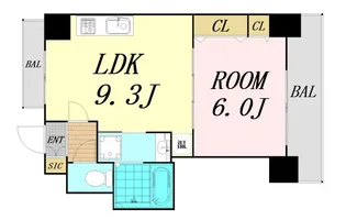 ロイヤルヒル2【9階】の間取り