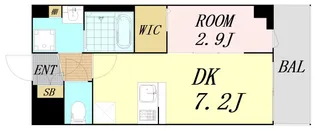 ファーストフィオーレ吹田ウインズテラス【2階】の間取り