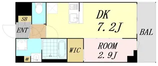 ファーストフィオーレ吹田ウインズテラス【3階】の間取り