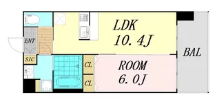 Dimus福島【8階】の間取り