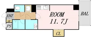 ライフ北梅田【5階】の間取り