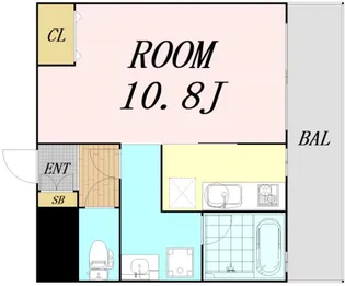 ES-Grande江坂公園【6階】の間取り