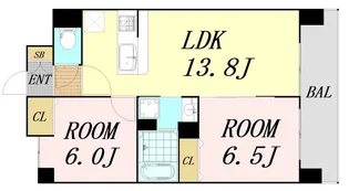 FDS グランツ【10階】の間取り