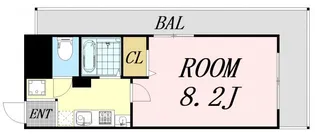 フローライト新大阪【5階】の間取り