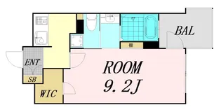 ルーセントオーデン難波【5階】の間取り