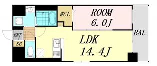 ディアコートオリヴィエ【4階】の間取り