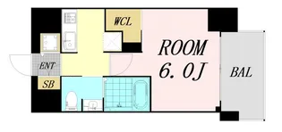 エスリード阿波座サウスプレイス【7階】の間取り