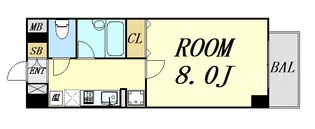 フェニックス穂波【4階】の間取り
