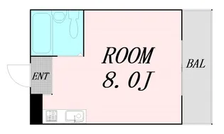 ビジタル高津【5階】の間取り