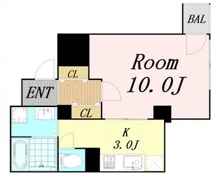 第2アーバンス新大阪【8階】の間取り