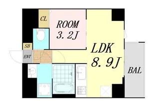 ジーグランデ九条【4階】の間取り
