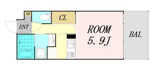 il bianco【11階】の間取り