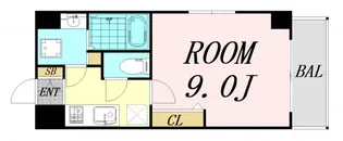 クレールソフィア都島【9階】の間取り
