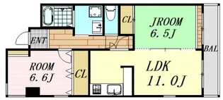 新大阪ファミール西館【6階】の間取り