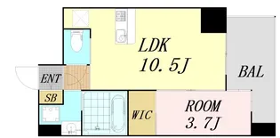 セレニテ本町グランデ【2階】の間取り