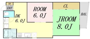 マンションサンカルチェ【4階】の間取り