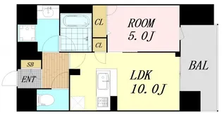 IBC Residence West【11階】の間取り