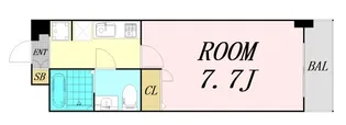 ラナップスクエア南堀江【7階】の間取り