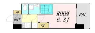 S-RESIDENCE城東SEVER【12階】の間取り