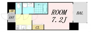 S-RESIDENCE新大阪WEST【8階】の間取り