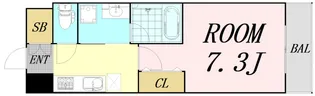 アーバネックス京橋【7階】の間取り