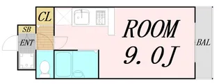 エクセレント上新13【6階】の間取り