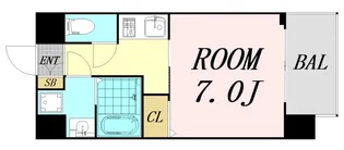 S-RESIDENCE福島grande【2階】の間取り