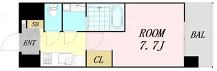 Splendide NAMBAIII【3階】の間取り