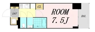 S-RESIDENCE難波Briller【14階】の間取り