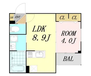 court MT【3階】の間取り