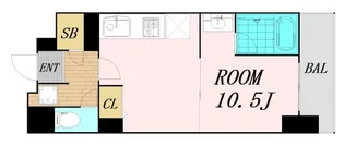 KDX堺筋本町レジデンス【4階】の間取り