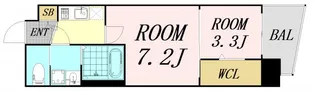 セレニテ堺筋本町プリエ【15階】の間取り