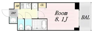 S-RESIDENCE都島【4階】の間取り