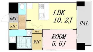 スプランディッド梅田WEST【3階】の間取り