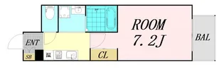 S-FORT桜川南【5階】の間取り